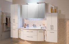 Cassca von Pelipal - Badezimmer in Weiß Hochglanz, 3-teilig