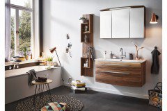 Speed von puris - Badezimmer in Anthrazit Hochglanz