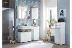 GW-Pescara von Germania - Badezimmer in Weiß/ Navarra-Eiche