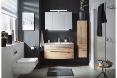 Speed von puris - Badezimmer in Anthrazit Hochglanz