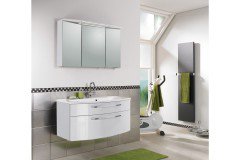 Speed von puris - Badezimmer in Anthrazit Hochglanz