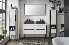 Aspekt von puris - Badezimmer in Eiche sand