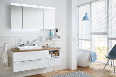 Aspekt von puris - Badezimmer in Eiche sand