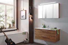 Fresh von puris - Badezimmer in Quarzgrau & Polarweiß