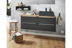 Aspekt von puris - Badezimmer in Eiche sand