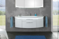 Classic Line von puris - Badezimmer Anthrazit Hochglanz