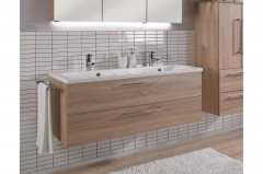 Fresh von puris - Badezimmer in Quarzgrau & Polarweiß