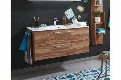 Fresh von puris - Badezimmer in Quarzgrau & Polarweiß